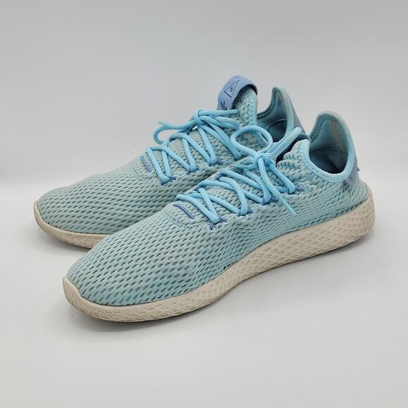 adidas Pharrell Williams Tennis HU Youth Girls Sz 7 Shoes  Adidas Tennis Hux Pharrell Williams Ice Blue Youth 6 Women\'s size 9